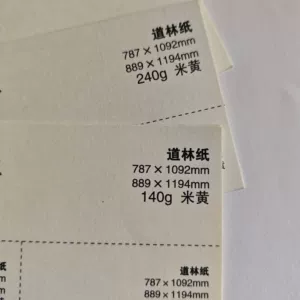 Бумага для упаковки и печати Dorang Paper Beige Books and Paints Специальную художественную бумагу