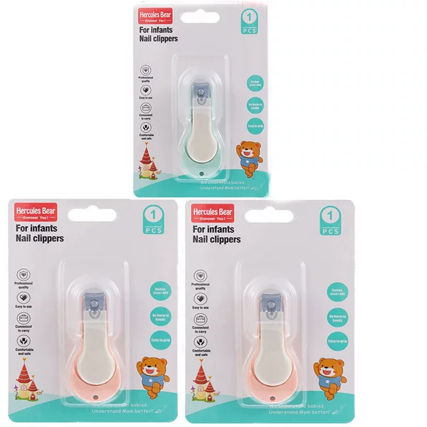 Foreign Trade Export Single Card Brand Baby Easy-To-Use Nail Clippers Cross-Border Cute Children's Nail Scissors Nail Clippers