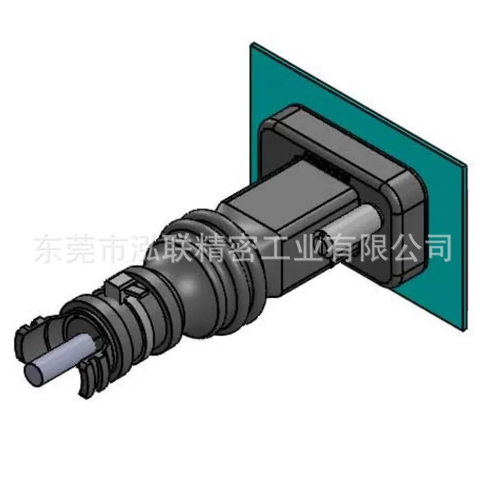 MUSBR-AHD2-341SK 替代品 USB连接器 IP67 Boot Style Hood