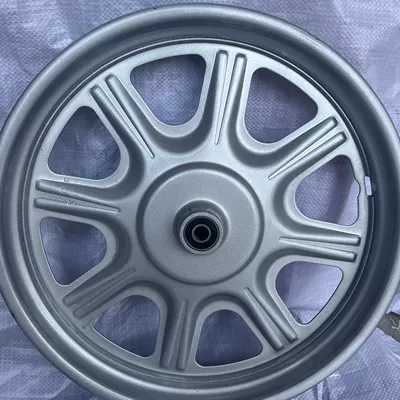 Motorcycle wheel hub | ring thickened electric car - 275-14-front-wheel-12-hole-110-hub-black