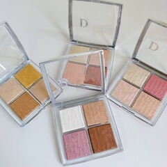 新しい外国貿易メイクアップ Dijia バックステージエンボス加工 4 色ハイライトコントゥアリングパレットマットブライトニンググリッターノーズシャドウアイシャドウ