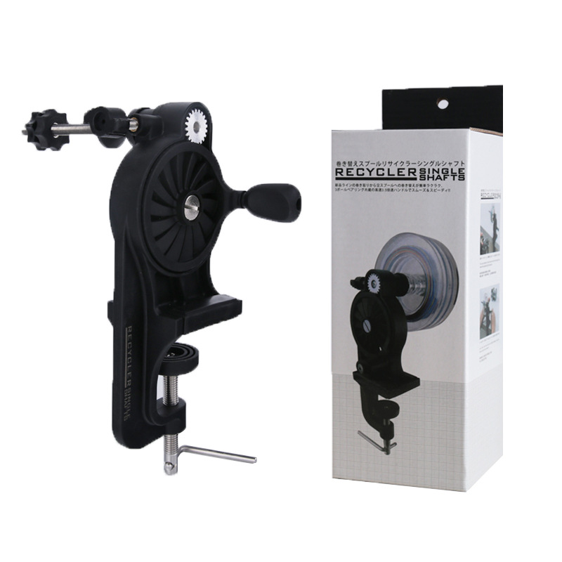 Carrete de pesca dispositivo online carrete de pesca Winder línea de pesca Winder dispositivo online de pesca Pesca rueda giratoria tambor bobinado línea colector de línea