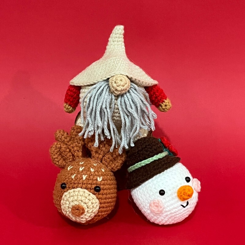 New Creative Wool Crocheted Doll Snowman Elk Christmas Decoration Ornaments Hand-Knitted Christmas Gifts New Creative Wool Crocheted Doll Snowman Elk Christmas Decoration Ornaments Hand-Knitted Christmas Gifts