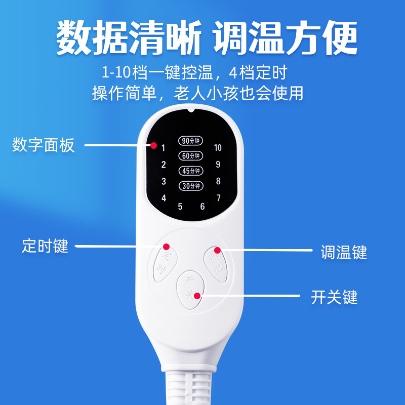 Electric Heating Sea Salt Pack with Temperature Control for Herbal Heat Compress overview