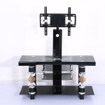 外贸电视柜支架会议室桌子家用客厅现代简约免打孔落地电视机架子