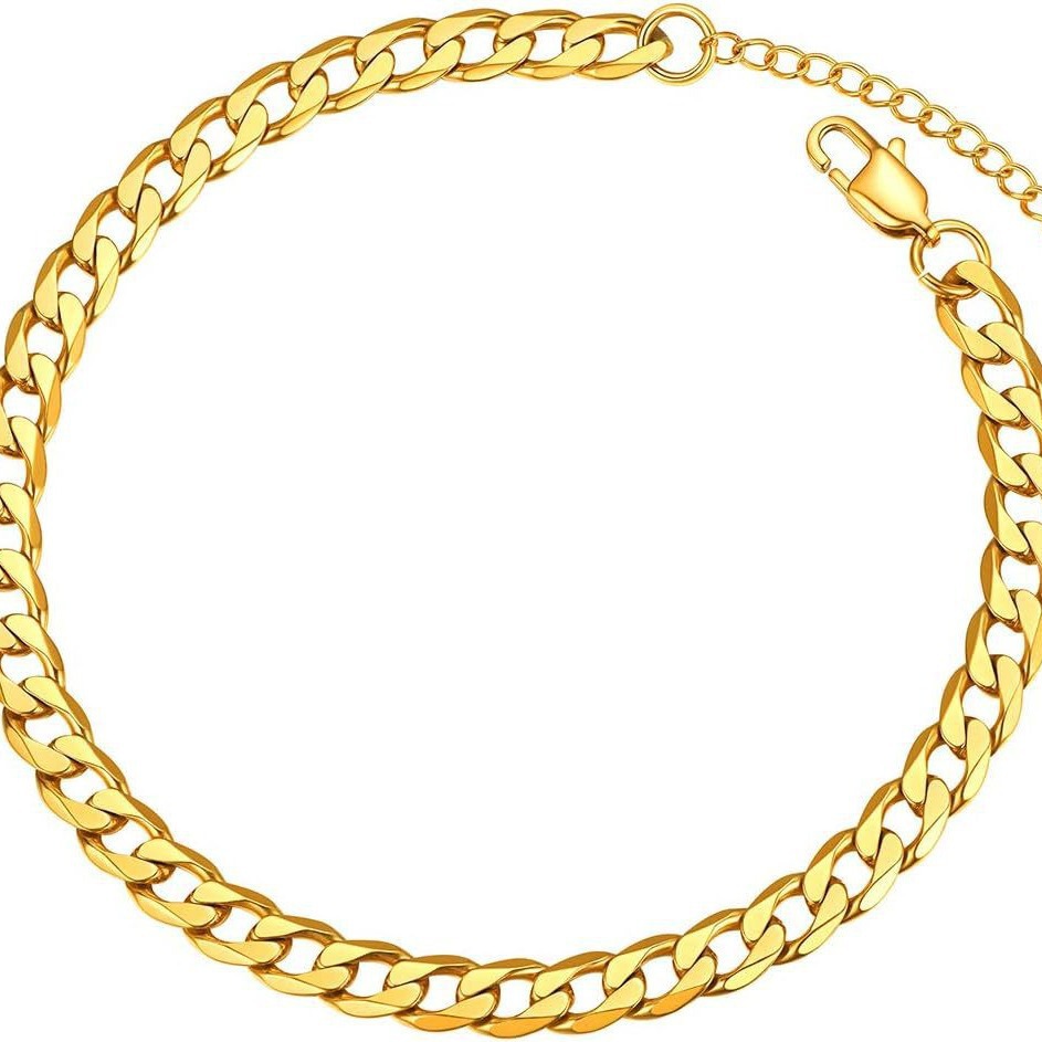 Men's Figaro And Snake Chain Necklace Gold And Silver Plated_voghion.com