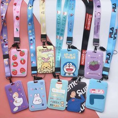 2021 Student Card Holder Creative Cartoon Meal Card Bus Card Holder Acrylic Plastic Campus Card Storage Card Holder