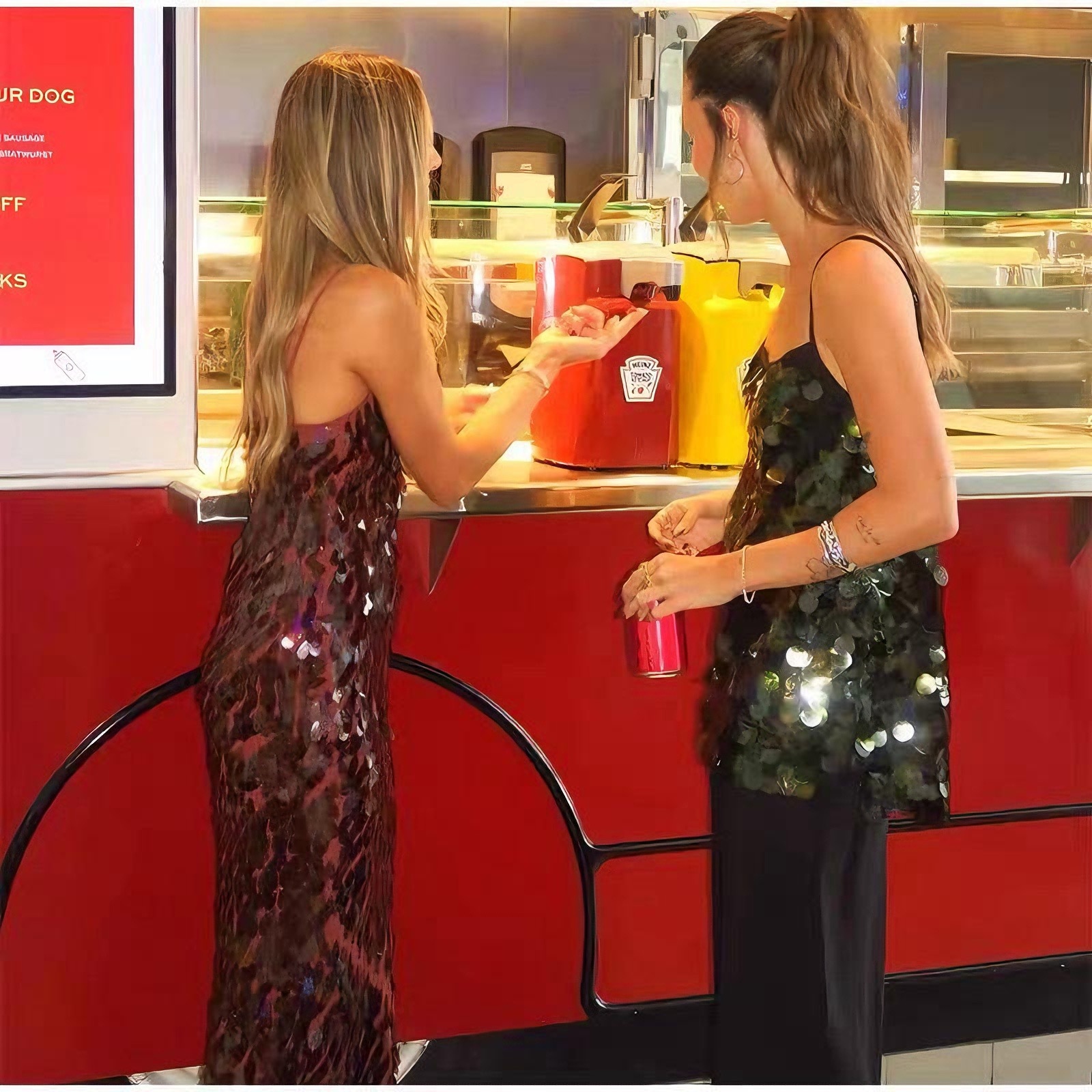 2025 European And American Sexy Women's Camisole Sequin Pure Desire Shiny Long Dress Cross-Border Hot Item Elegant_ecoleips.com
