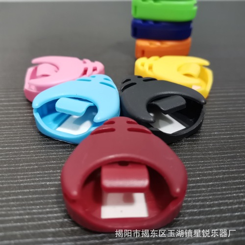 Guitar pick box, heart-shaped storage box, color pick clip, self-adhesive guitar celluloid pick bag, guitar accessories