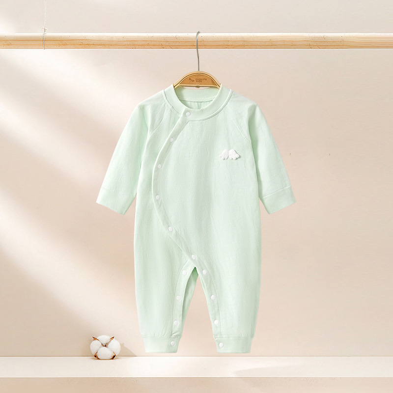 Primavera y otoño ropa recién nacida de algodón delgada ropa de escalada para niños y niñas, ropa de primavera y otoño para bebés