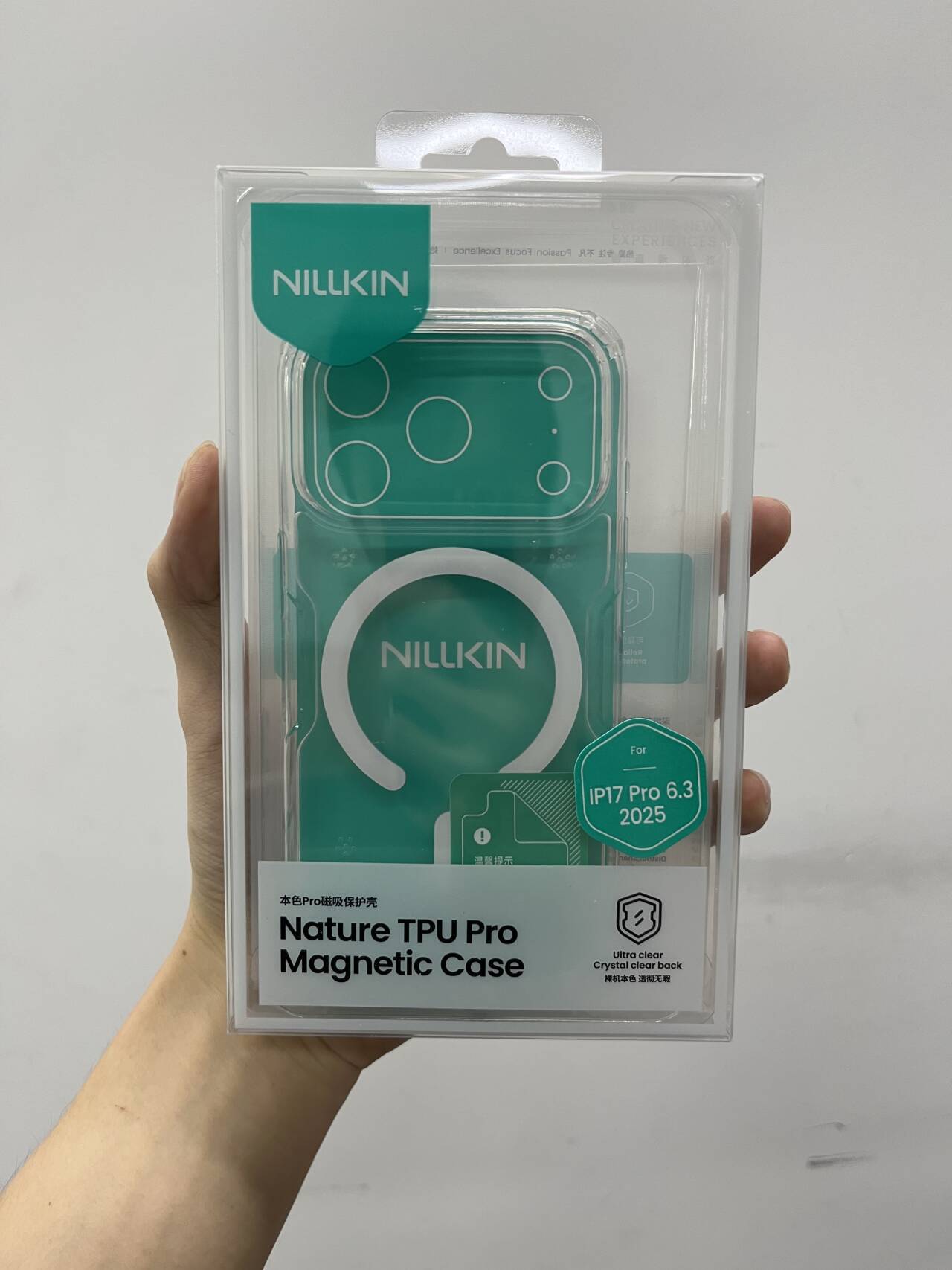 Ốp lưng trong suốt Nillkin cho iPhone 17 Pro Max có từ tính MagSafe — Apple IPHONE17 màu trắng, Apple IPHONE AIR màu trắng, Apple IPHONE17 PRO màu trắng, Apple IPHONE17 PRO MAX màu trắng chi tiết 20