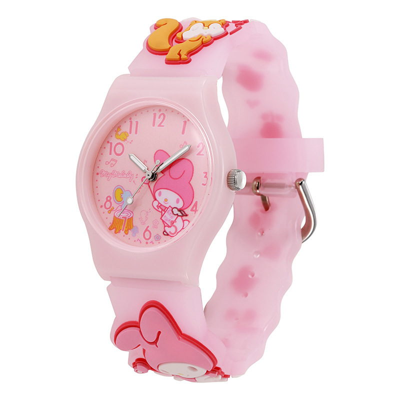 Cartoon Children's Watch Gel Drop Sanrio Watch Primary School Quartz Watch Wholesale Cross-border E-commerce Watch Decoration