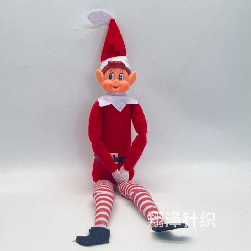 跨境爆款圣诞精灵娃娃 Christmas Elf doll 书架精灵圣诞娃娃饰品|undefined