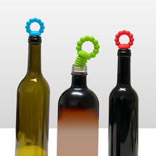 跨境批发硅胶红酒塞食品级密封酒瓶塞多功能保鲜啤酒塞子硅胶瓶盖