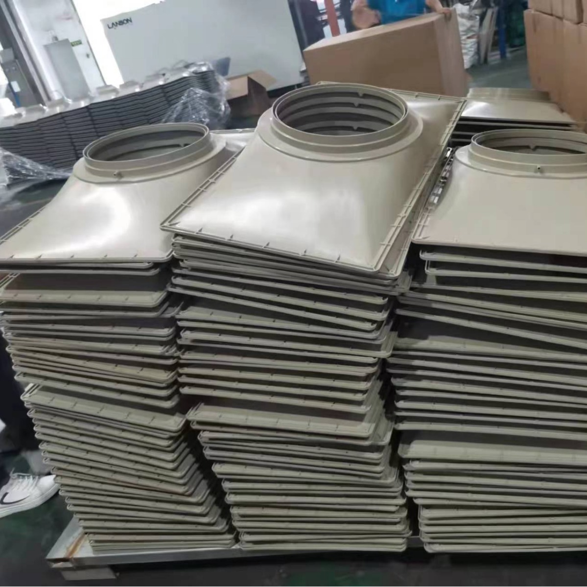 郑州直供pp风管 大孔径阻燃聚丙烯焊接烟尘通风管道圆形PP风管