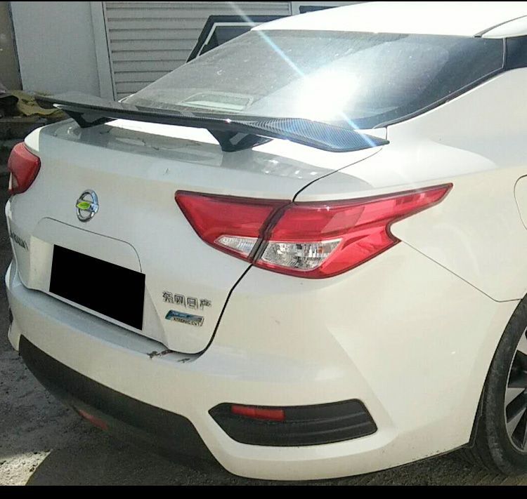 Suitable for Sanxiang Car Modification GM Tenth Civic MG Bluebird Leading Sports Punch-free sports car Rear Wing