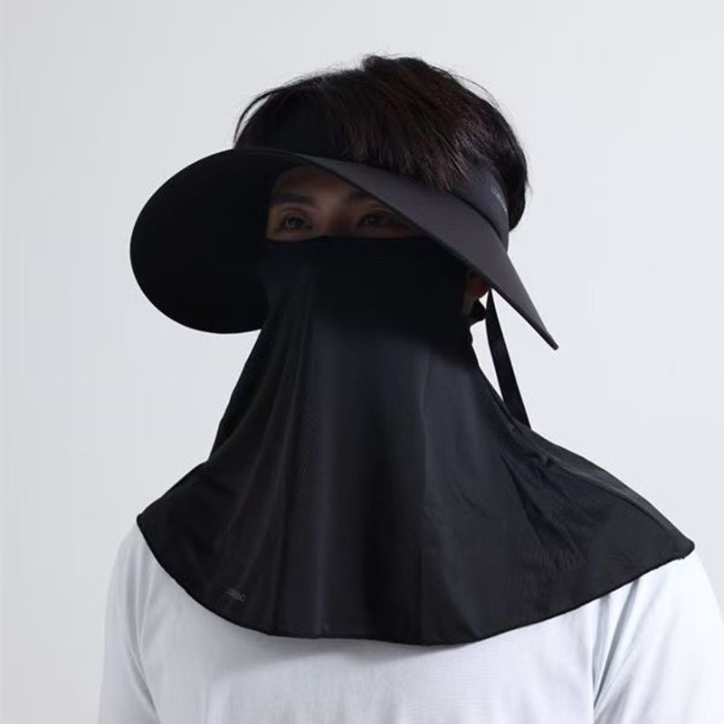 Máscara de protección solar de seda de hielo tridimensional de verano 3D protección de los ojos aislamiento térmico transpirable protección solar exterior protección UV máscara facial