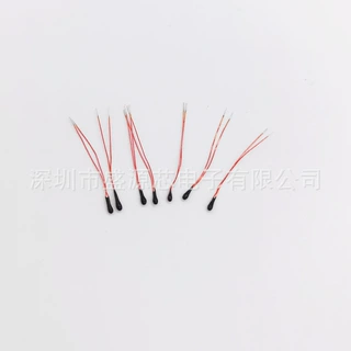 厂家定制104F 3435 线长60mm 100K B值3435 1% 漆包线NTC热敏电阻