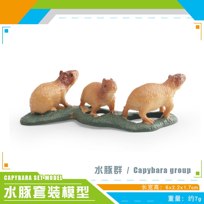 Simulación transfronteriza de animales forestales modelo de delfín de agua cognitivo infantil delfín de agua decoración de plástico estático juguete de decoración de mesa