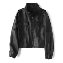 【植鞣绵羊皮外套】轻便柔软真皮夹克宽松落肩休闲皮衣女2025新款