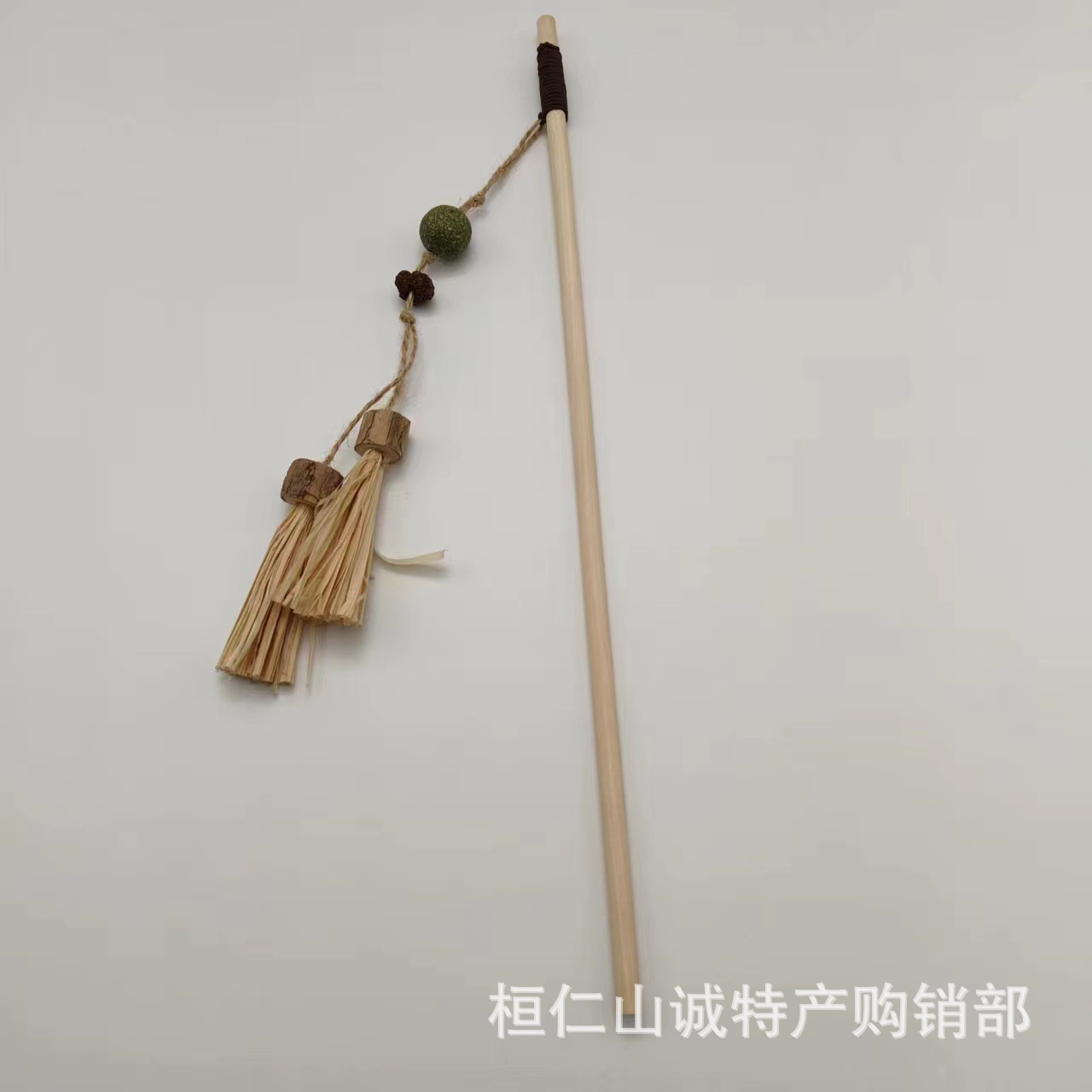 휴대용 재미있는 고양이 스틱 Polygonum multiflorum 민트 볼 라피아