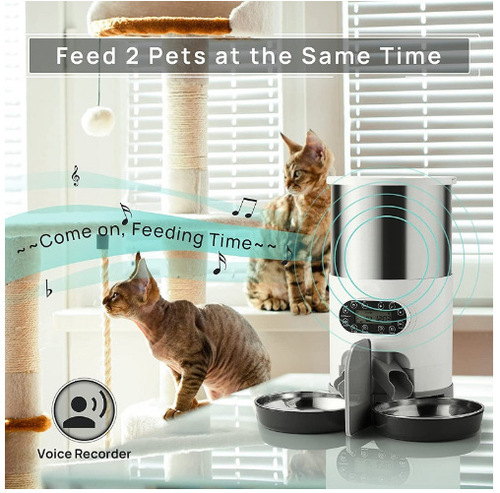 New stainless steel feeder double outlet feeder stainless steel feeder