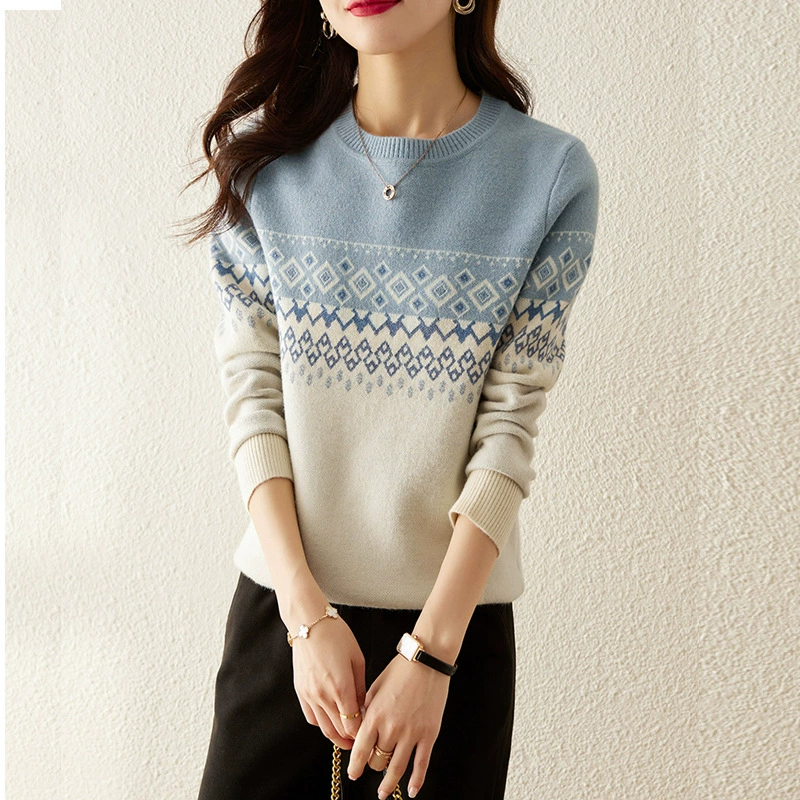 Fresh winter base body-friendly knitted sweater, oversize