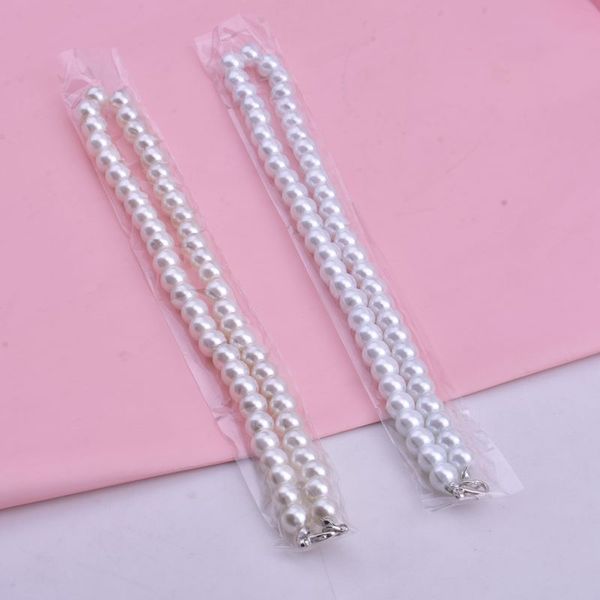 glass short necklace pearl