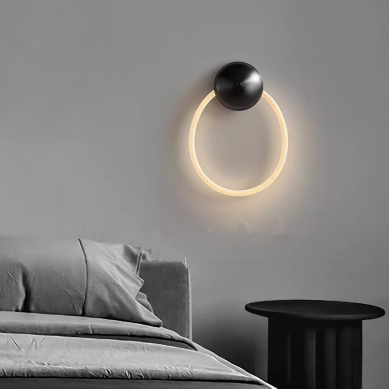 2025 nueva luz de pared minimalista de notas creativas lujosas pared de fondo de sala de estar decoración de escaleras de pared colgante italiana lámpara de pasillo