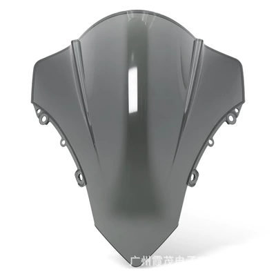 Compatible with ZONTES 703RR, modified elevated racing front windshield, ZT 730 rr thickened windscreen (Motorcycle front windshield) - gray