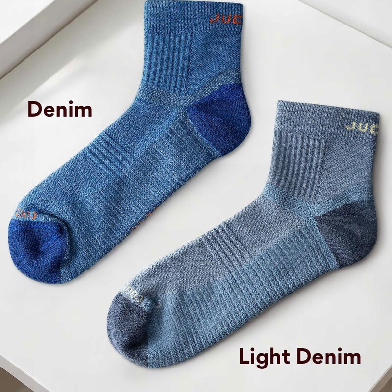 Men's lightweight mid-short Merino wool hiking socks, thin, breathable, anti-abrasion, moisture-wicking and sweat-absorbing Men's lightweight mid-short Merino wool hiking socks, thin, breathable, anti-abrasion, moisture-wicking and sweat-absorbing
