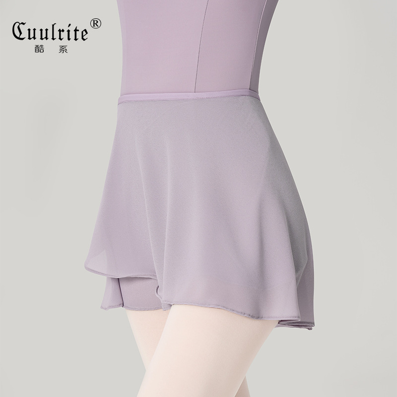 Ballet Skirt for Women, One-Piece Lace-Up Dance Skirt, Chiffon Skirt, Practice Dance Skirt, Modern Dance Skirt