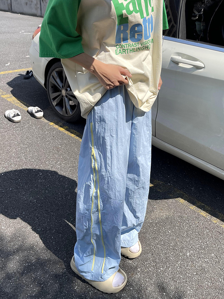 파란색