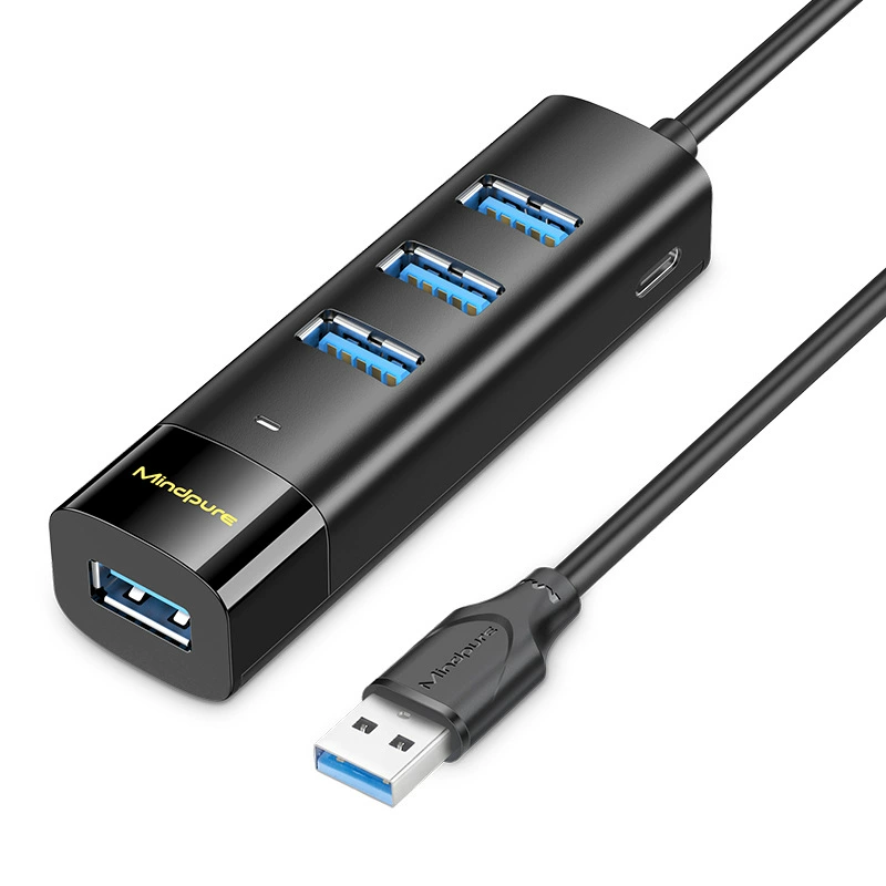 跨境 USB3.0 высокоскоростной концентратор HUB One Drag 44 Ноутбук Type-C Witchiwolhed