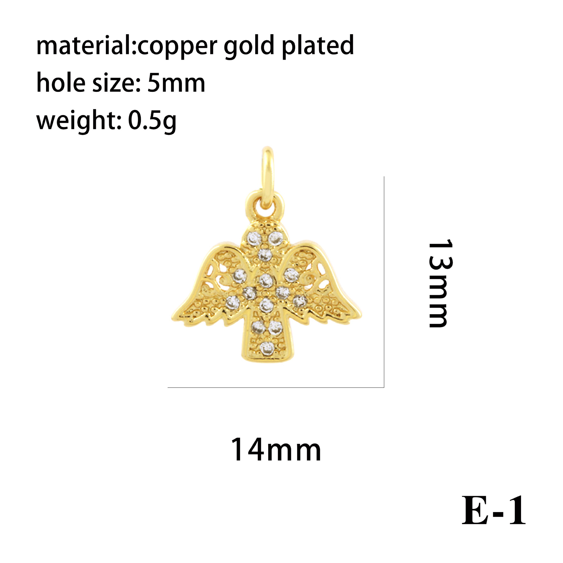 1g Weight Pendant Jewelry Making Type 13 * 7mm Jewelry Making Size Zircon Inlay Material DIY Jewelry Accessories Classification 1 Piece Quantity Copper Material Cartoon Character Pattern All Seasons Season Casual Style 1 Piece 13 * 7mm Copper Zircon Cartoon Character Pendant 6