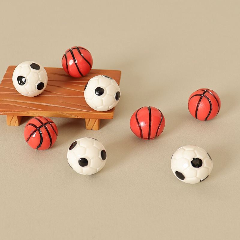 DollHouse simulation mini football basketball doll house decoration handmade DIY decoration creative toy model