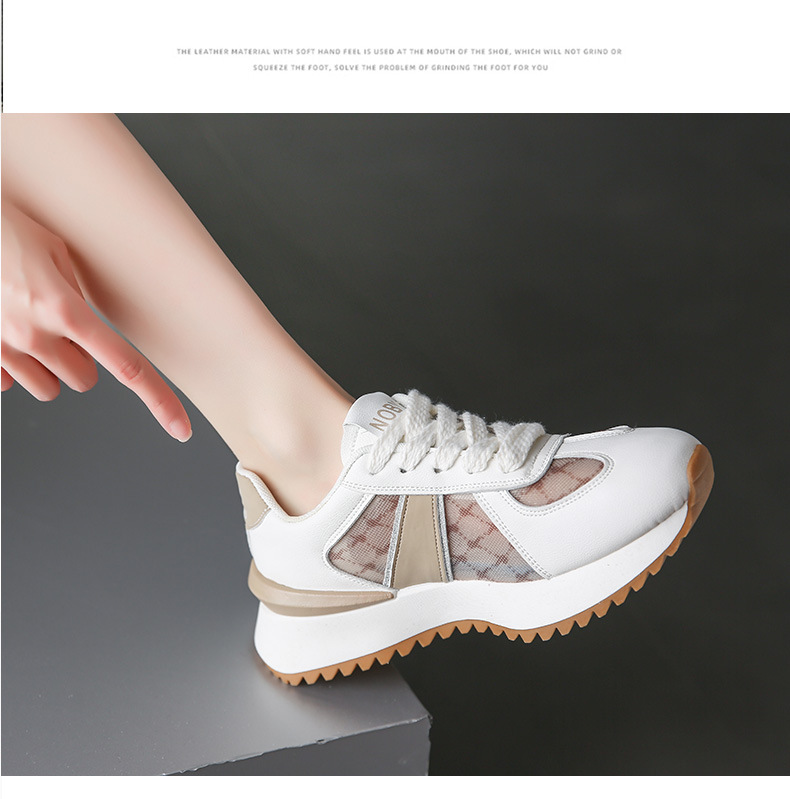 Bequeme Damen Chunky Sneaker Mit Plateau Für Alltag Und Freizeit_voghion.com