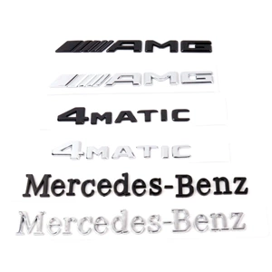 Mercedes-Benz 4Matic AMG ingilis hərfləri avtomobil stikeri loqosu