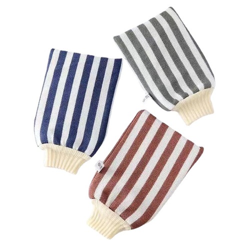Mild Soap Mitt Scrub Gloves, Strong Mud Removing Shower Gadget, Dual-Sided, Unisex, Northeastern Style Home Gloves