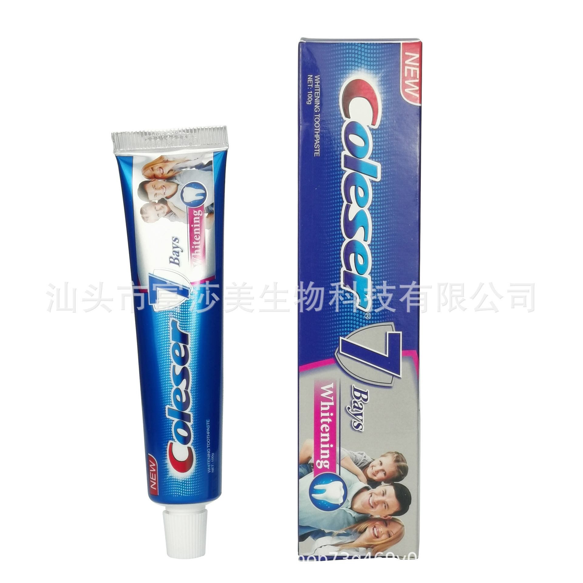 现货厂家100g跨境外贸全英文非洲中东牙膏toothpaste coleser详情1