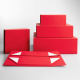 Cross-border one-piece folding box in stock black large foldable packaging box flip magnetic folding box wholesale
