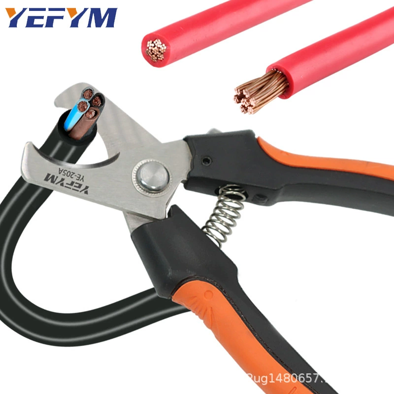 Кабели ножницы зажимы для отключения проволоки Электрические зажимы для отключения проволоки ручные 7-дюймовые зажимы для зачистки проволоки YE-205A