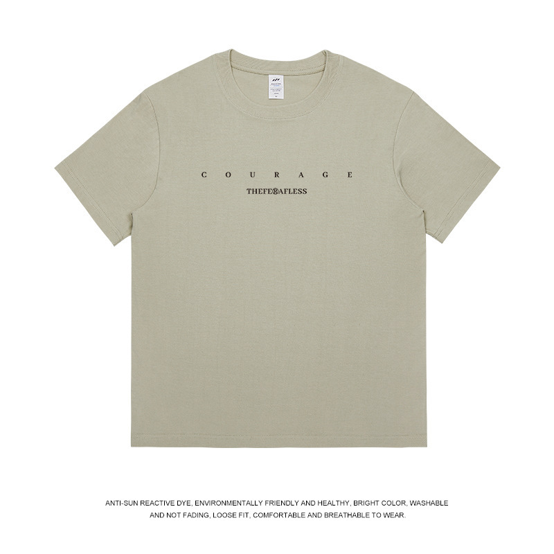 メンズピュアコットン半袖Tシャツメンズ夏新作ルーズハイエンドハンサムトレンディブランドTシャツボトリングシャツレディースイン|undefined