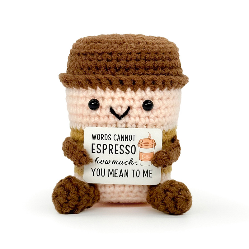 Muñeco Tejido a Mano de Felpa Decorativo para Escritorio y Regalo image 50