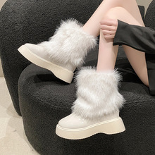 ��ɫ��׼ӽqëëѥ2025�ﶬ�¿��ѥ����ѝ�ܱ�ů�R��ѩ��ѥ