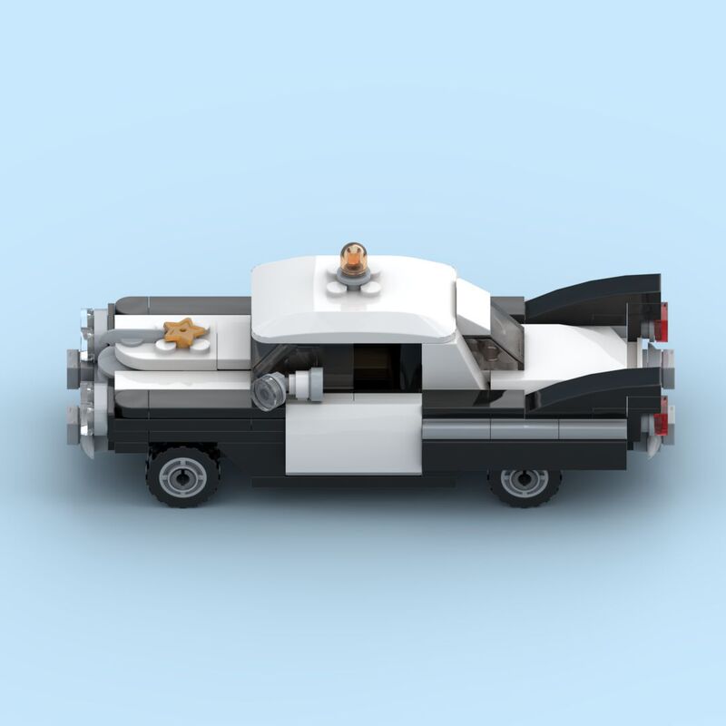 Moc Compatible Lego Small Brick Building Blocks Retro Police Car Model Children's Educational Science Toy Car Cross-Border Wholesale Moc Compatible Lego Small Brick Building Blocks Retro Police Car Model Children's Educational Science Toy Car Cross-Border Wholesale
