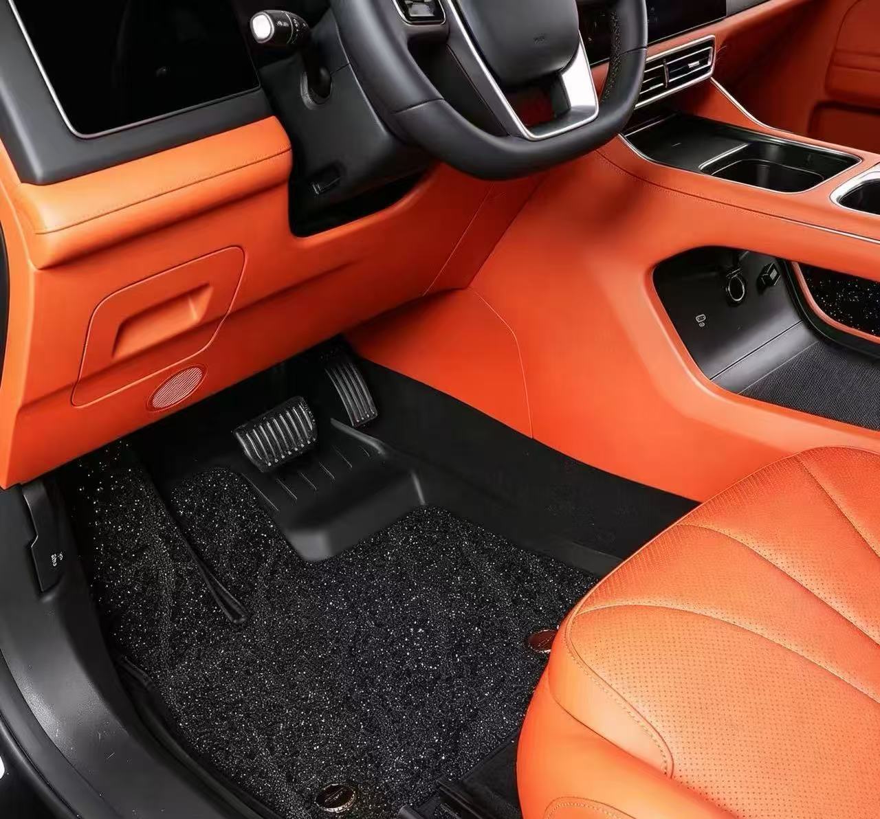 Suitable for Geely Galaxy M7 Floor Mats, Starry Sky Carpet, Original Tpe Floor Mats, Upper Layer Carpet, Full Coverage Modified Interior Accessories