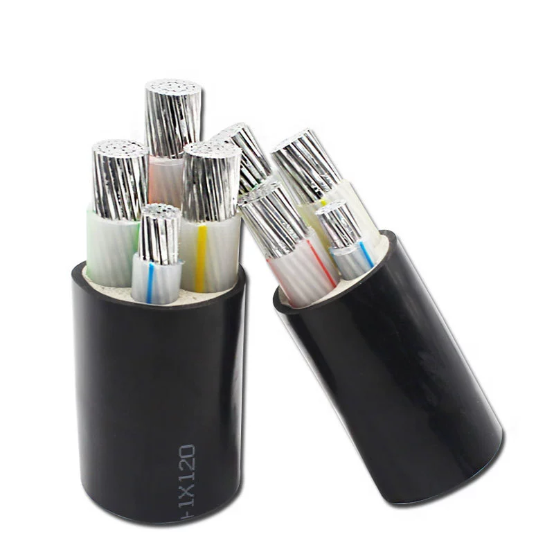 National standard aluminum core cable zc-yjlv3+125 aluminum core flame retardant insulation cover three-phase four-line low-voltage cable spot