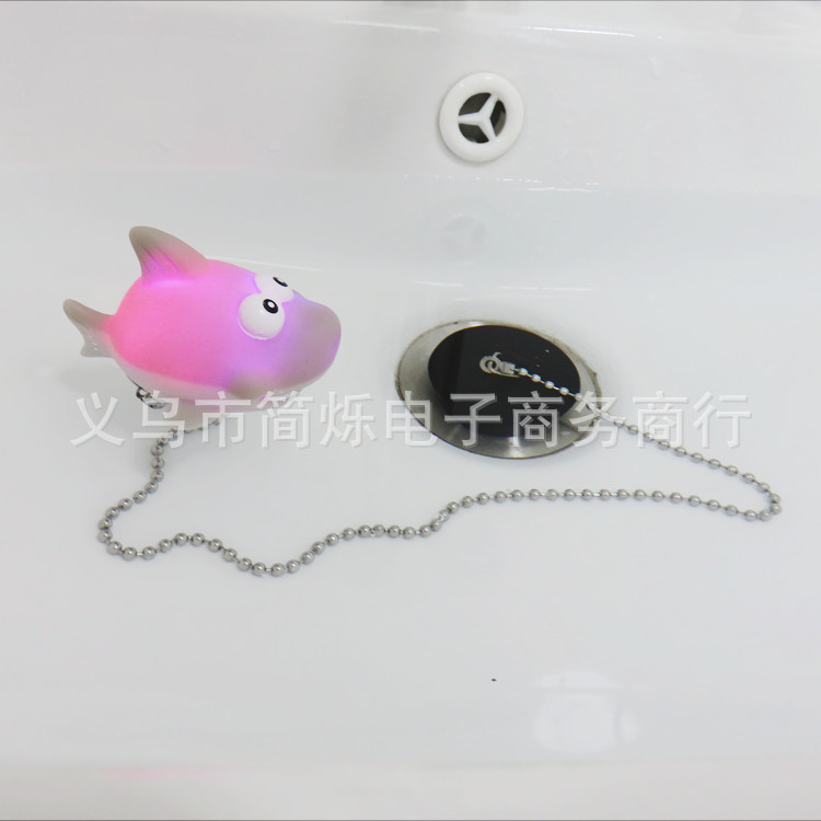 Sink plug bathtub mop pool plug water plug laundry pool bathtub plug sewer luminous rubber sink plug