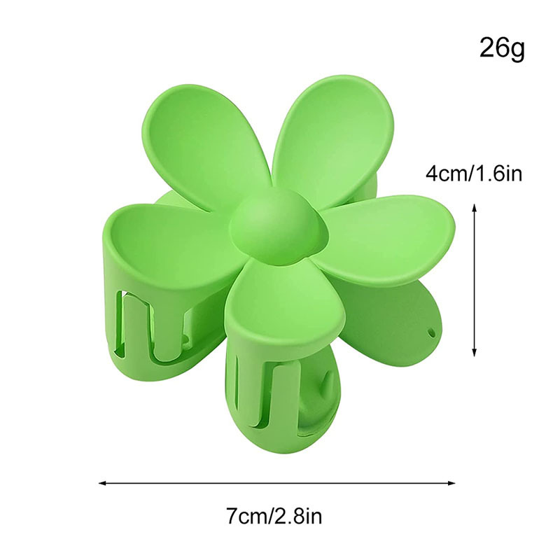 1 Piece Quantity Casual, Outdoor, Shopping Occasion Plastic Material Sweet Korean Style Women's Plumeria Plastic Stoving Varnish Hair Claws